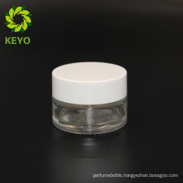 15ml best selling empty cosmetic care cream use clear glass jar